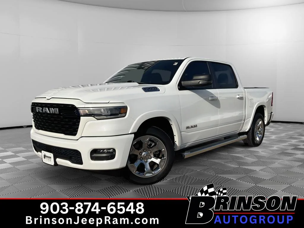 Used 2025 Bright White Clearcoat Ram Lone Star image 1