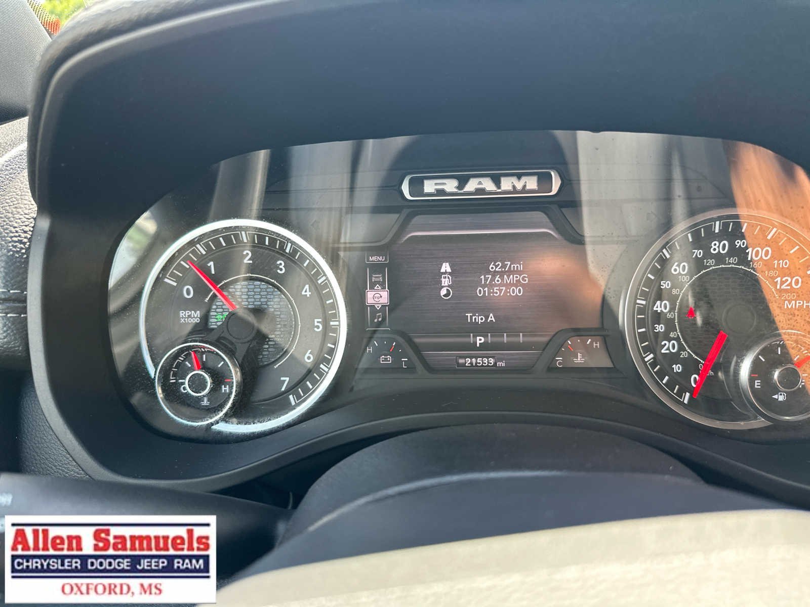 Used 2025 Bright White Clearcoat Ram Laramie image 27