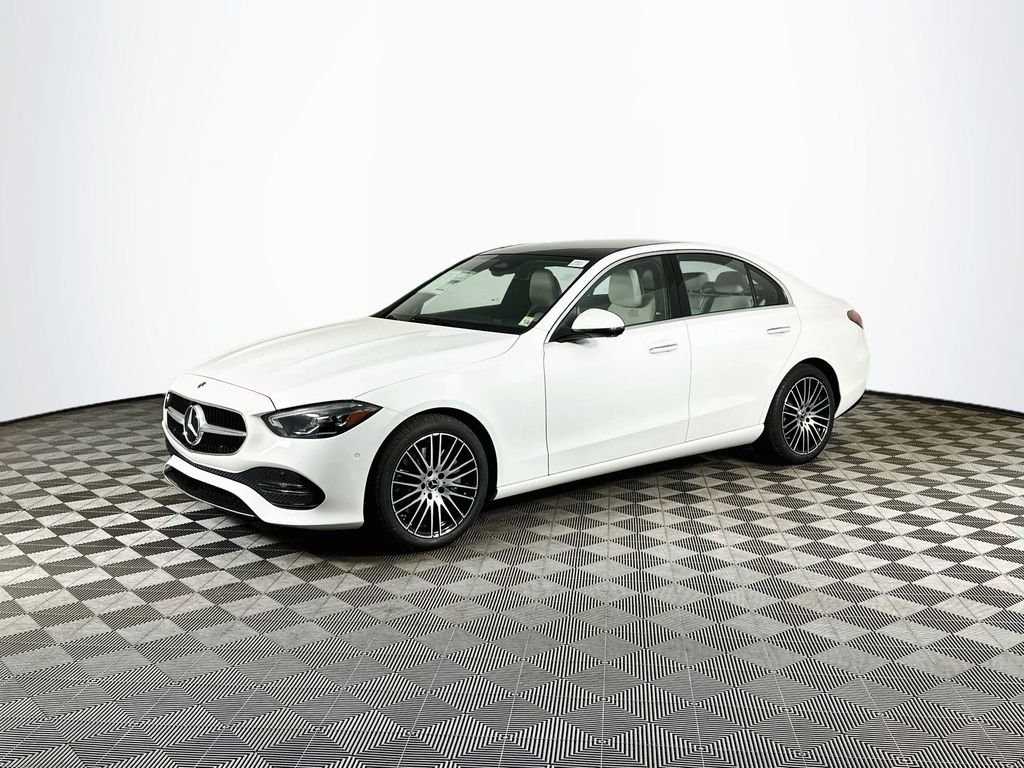 New 2026 Polar White Mercedes-Benz C 300 image 3
