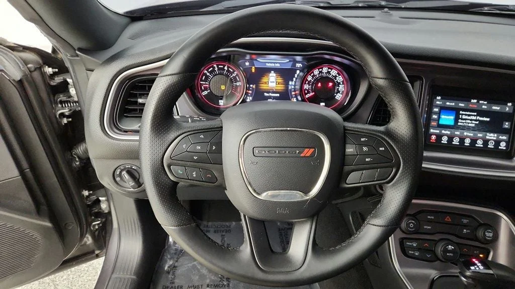 Used 2021 Granite Pearlcoat Dodge SXT RWD w/ Blacktop Package image 13