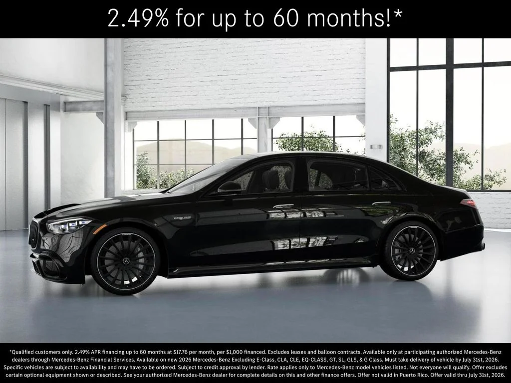 New 2026 Obsidian Black Metallic Mercedes-Benz AMG® S 63 E 4MATIC Sedan image 36