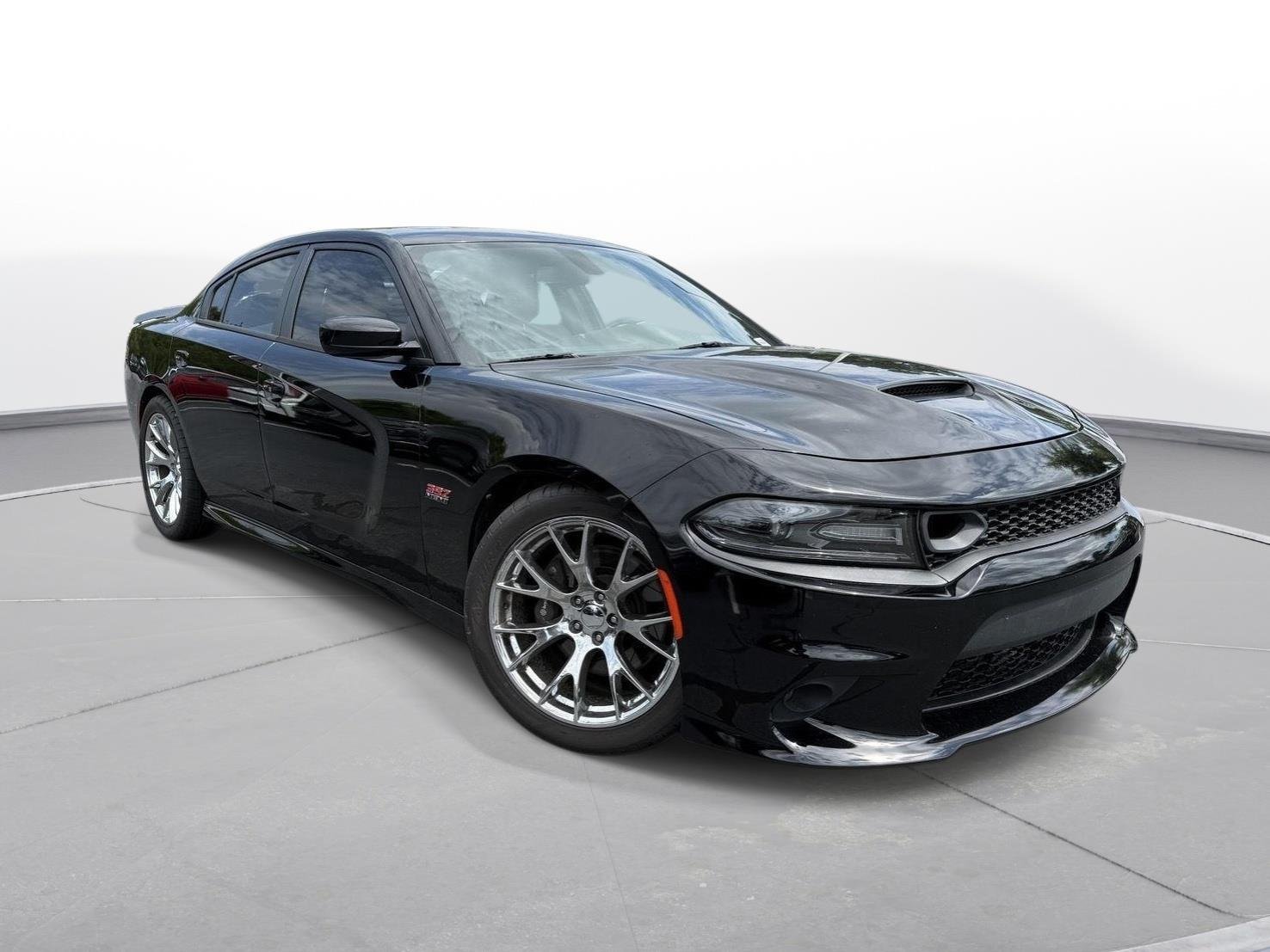 Used 2019 Pitch Black Clearcoat Dodge Scat Pack image 4