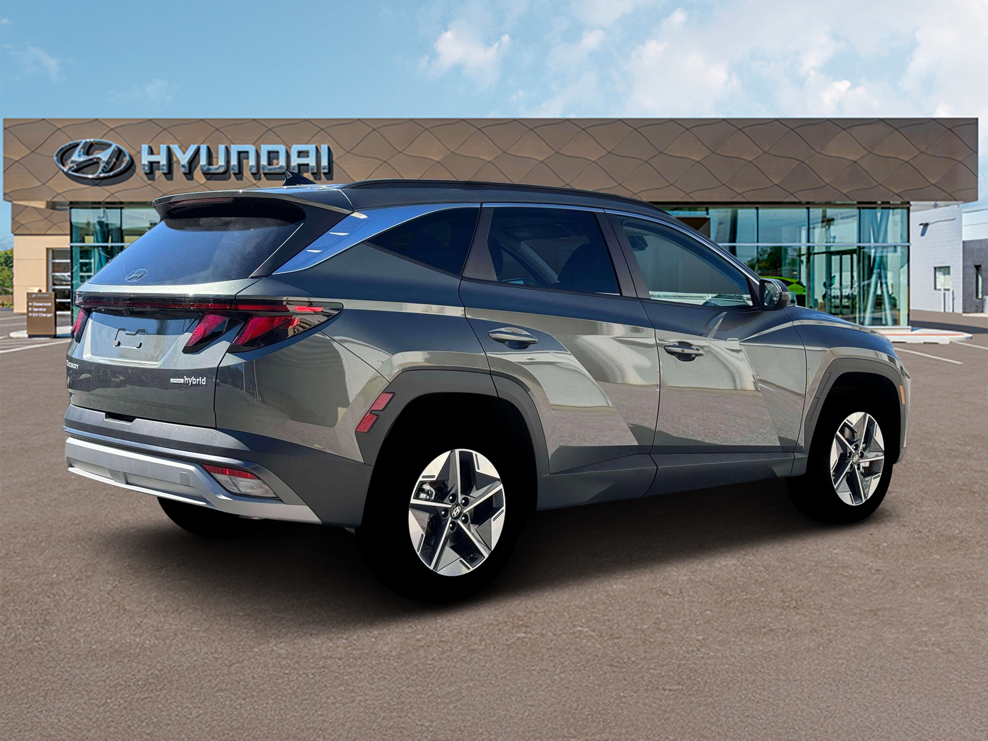 New 2026 Amazon Gray Hyundai SEL AWD image 7