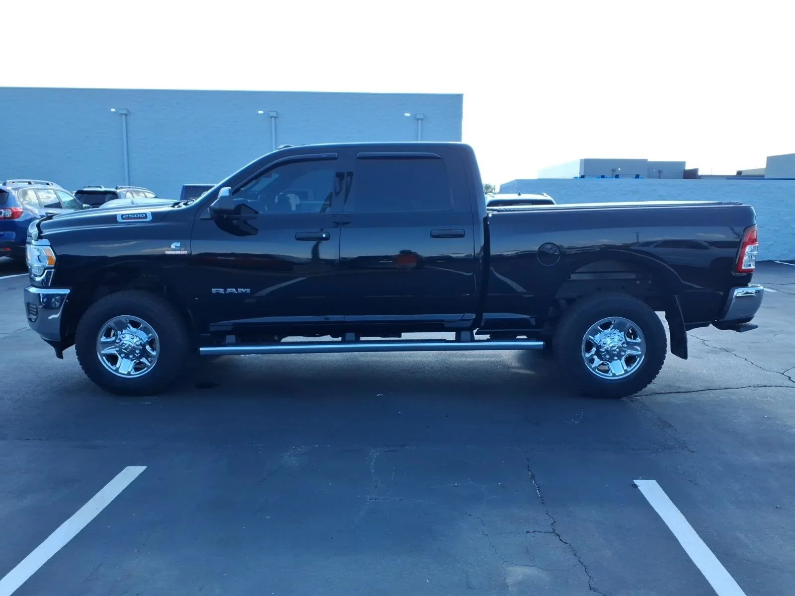 Used 2022 Diamond Black Crystal Pearlcoat Ram Tradesman image 4