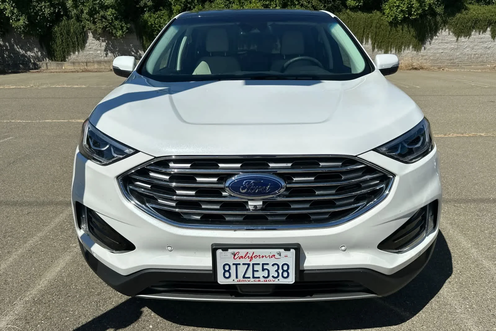 Used 2020 Star White Metallic Tri-Coat Ford Titanium image 6