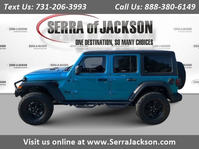 Pre-Owned 2020 Jeep Wrangler Unlimited Willys Four Wheel Drive SUV