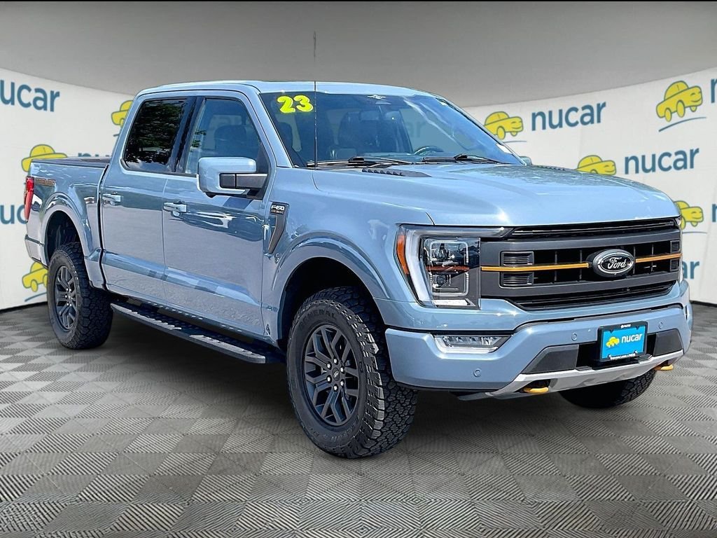 Used 2023 Azure Gray Metallic Tri-Coat Ford Tremor image 1