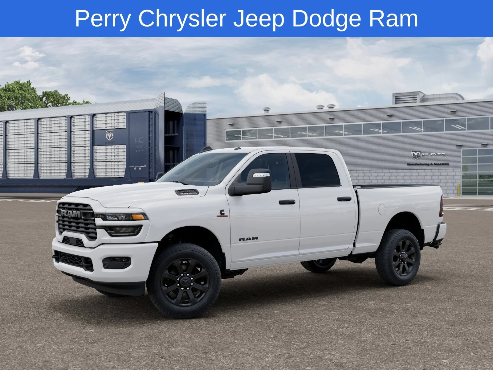 New 2027 Bright White Clear-Coat Exterior Paint RAM Big Horn image 5