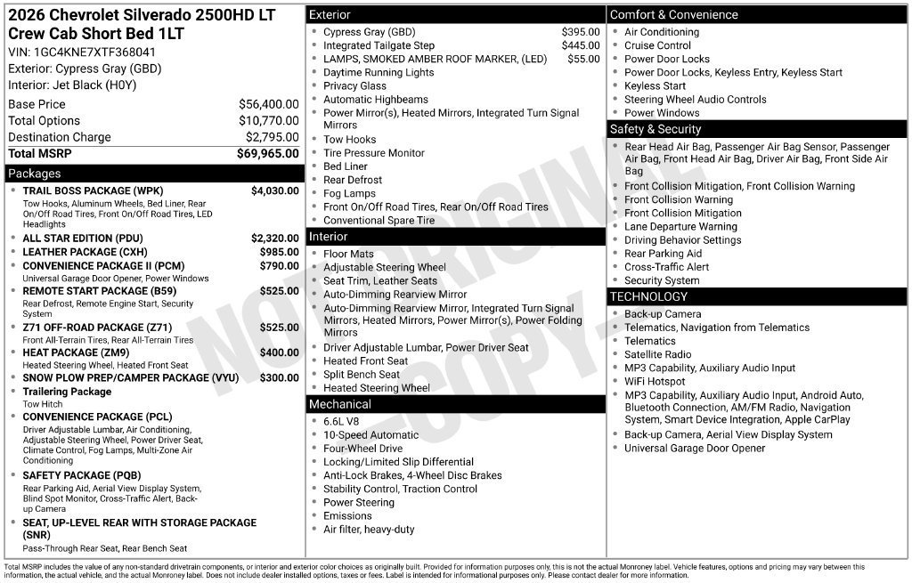 2026 Chevrolet Silverado 2500 HD LT - Photo 30