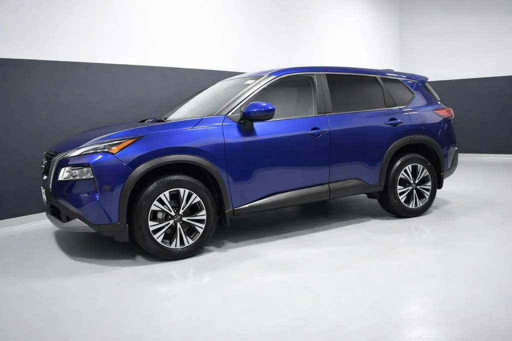 Certified Used 2023 Blue Nissan SV image 2