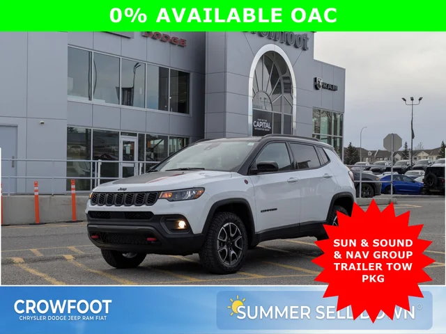 2026 Jeep Compass Trailhawk - Sun Sound & Nav Group - Pano Roof - Alpine Speakers