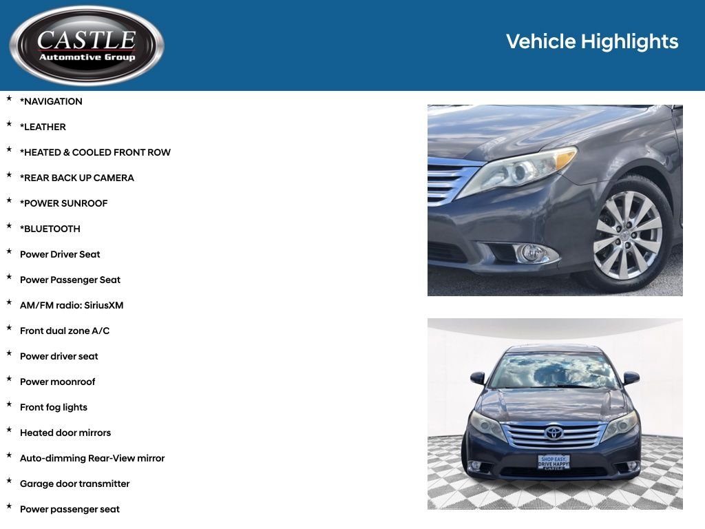 2012 Toyota Avalon Limited - Photo 3