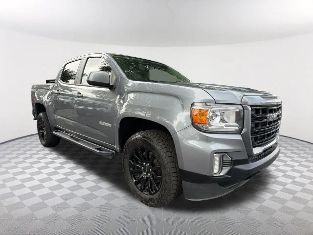 Used 2022 SATIN STEEL METALLIC GMC 4WD Elevation image 3