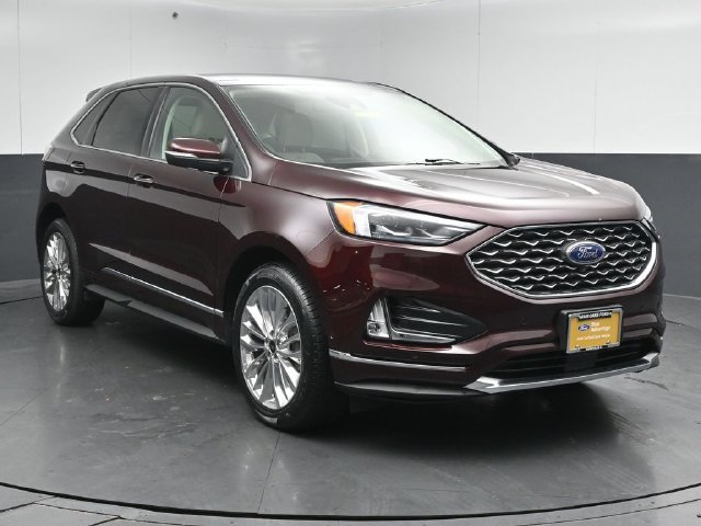 Used 2024 Red Ford Titanium image 1
