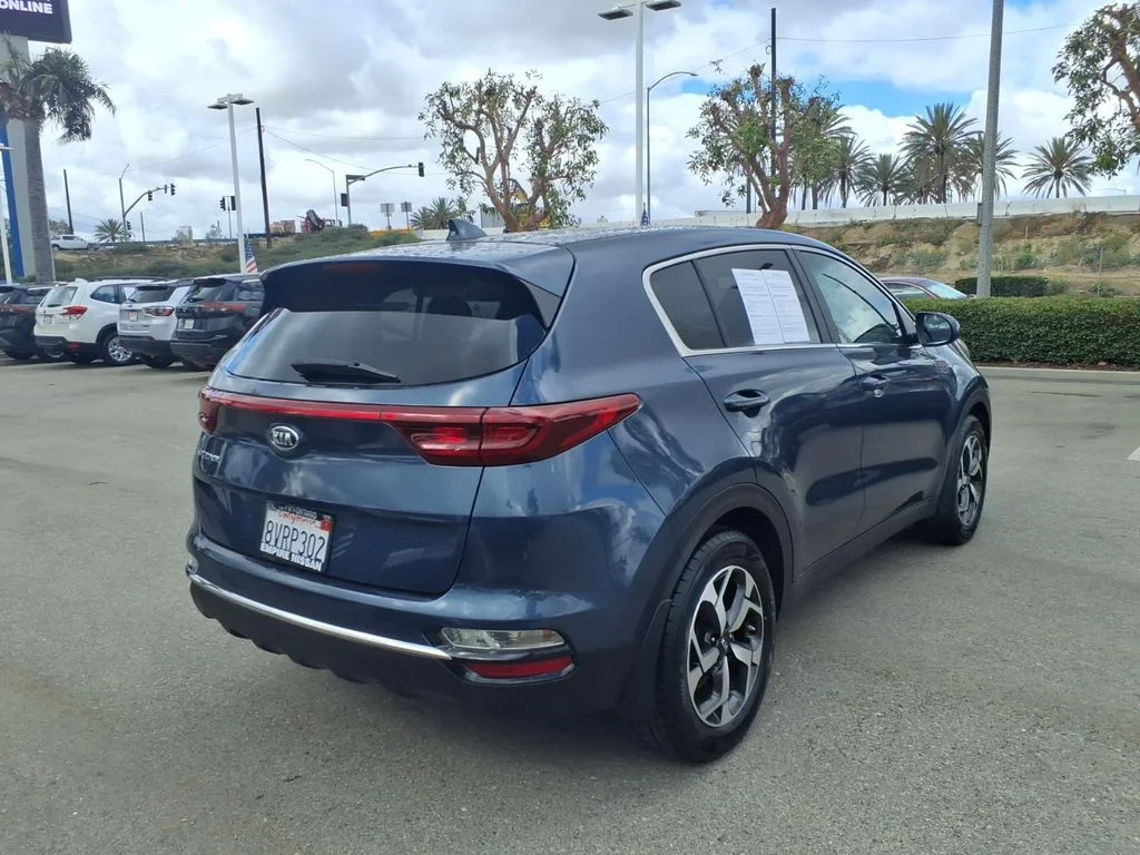 Used 2021 Blue Kia LX image 7