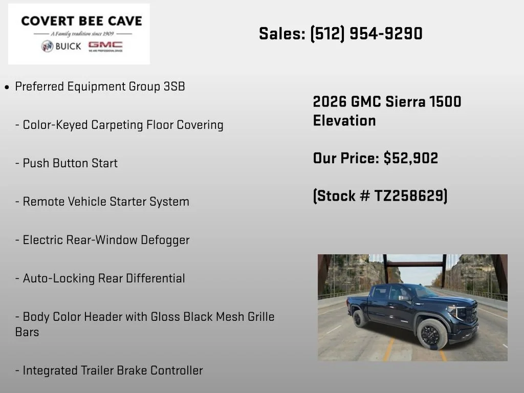 New 2026 Onyx Black GMC Elevation image 12