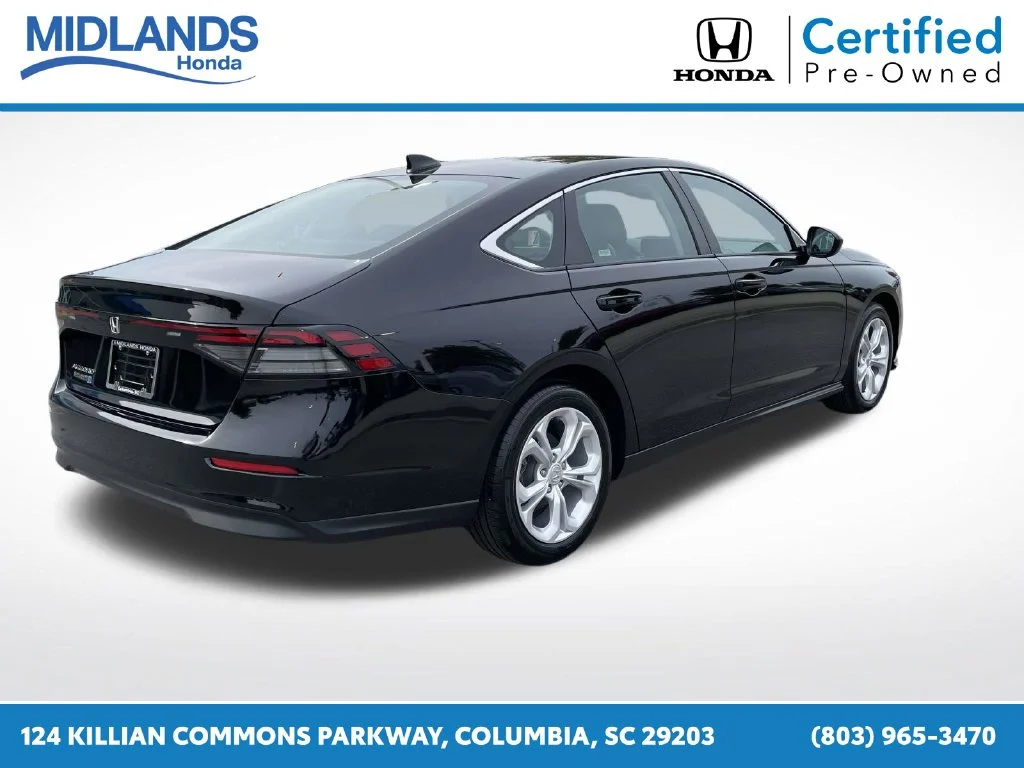 Certified Used 2025 Crystal Black Pearl Honda LX image 6