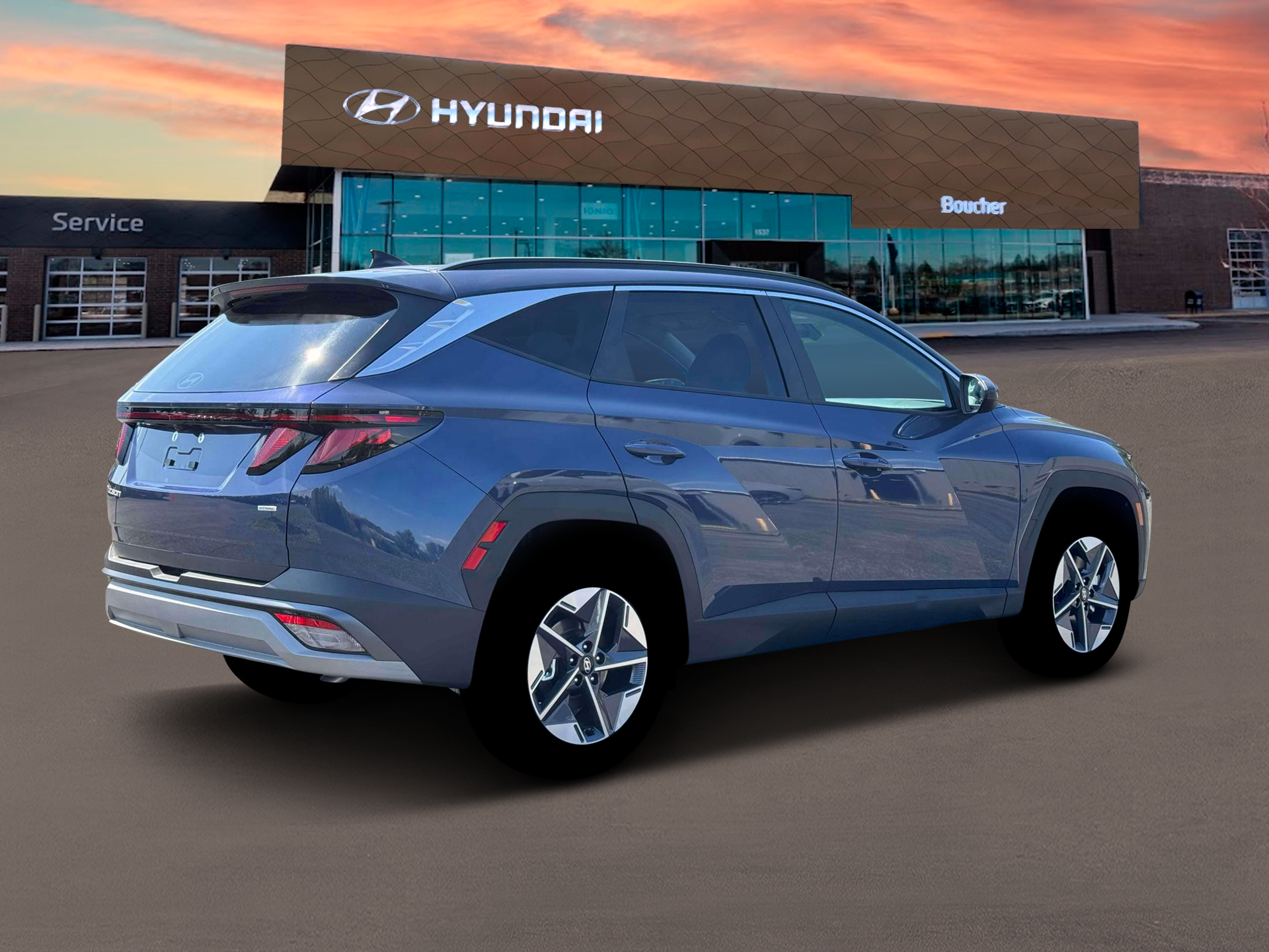 New 2026 Atlantis Blue Hyundai SEL AWD image 8
