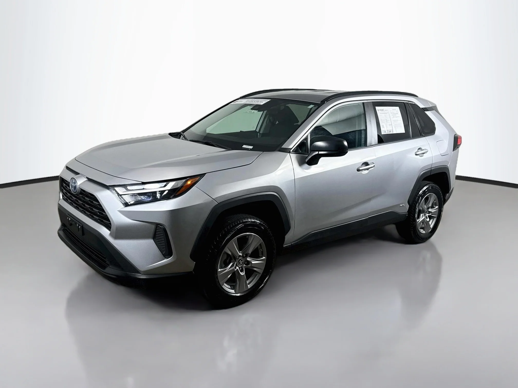 Certified Used 2024 Silver Sky Metallic Toyota Hybrid LE image 3
