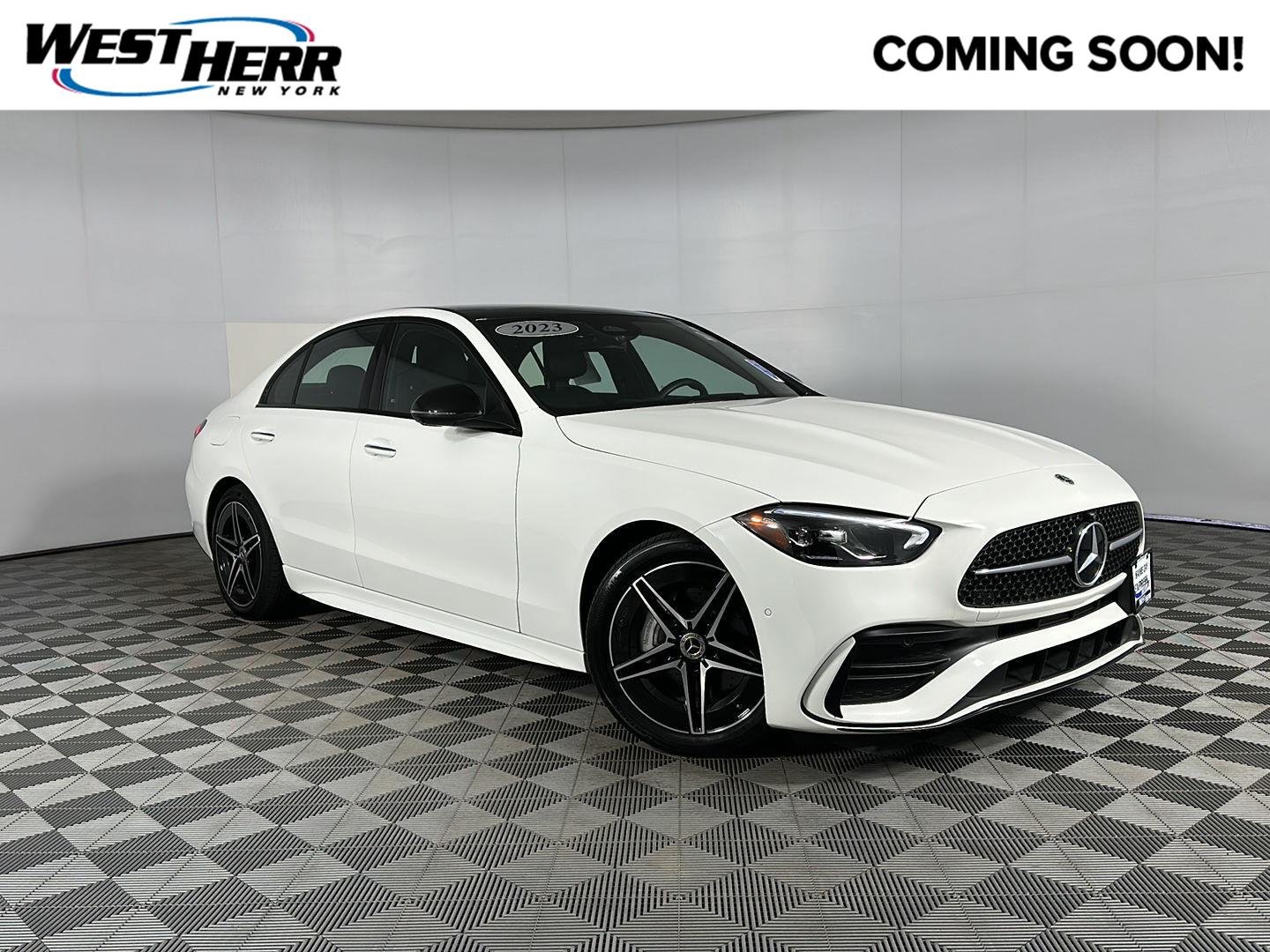 Used 2023 Polar White Mercedes-Benz C 300 image 1