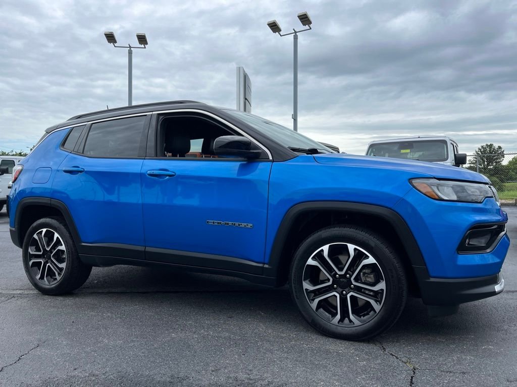 Used 2023 Laser Blue Jeep Limited image 10