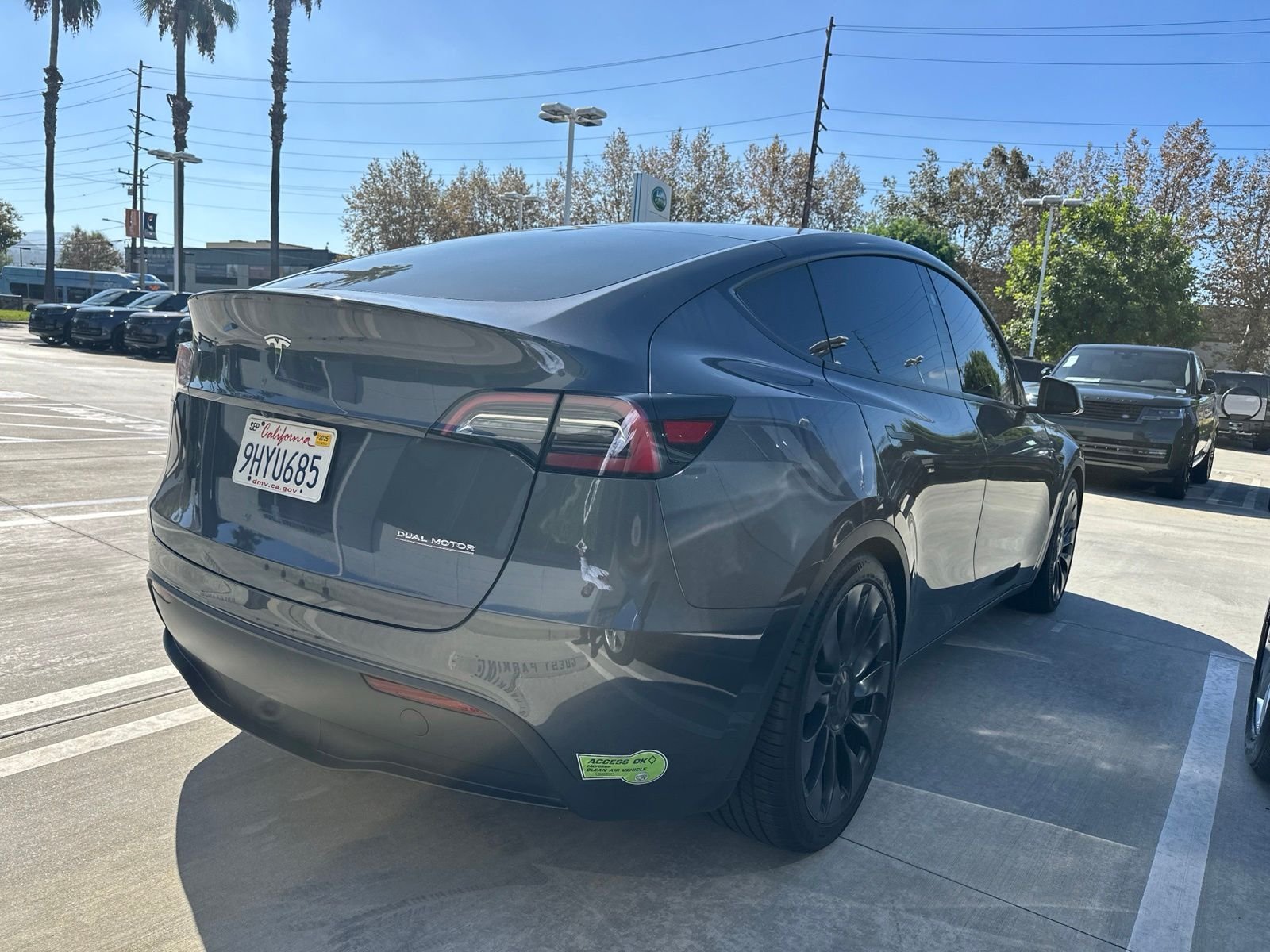 Used 2023 Midnight Silver Metallic Tesla Performance image 3