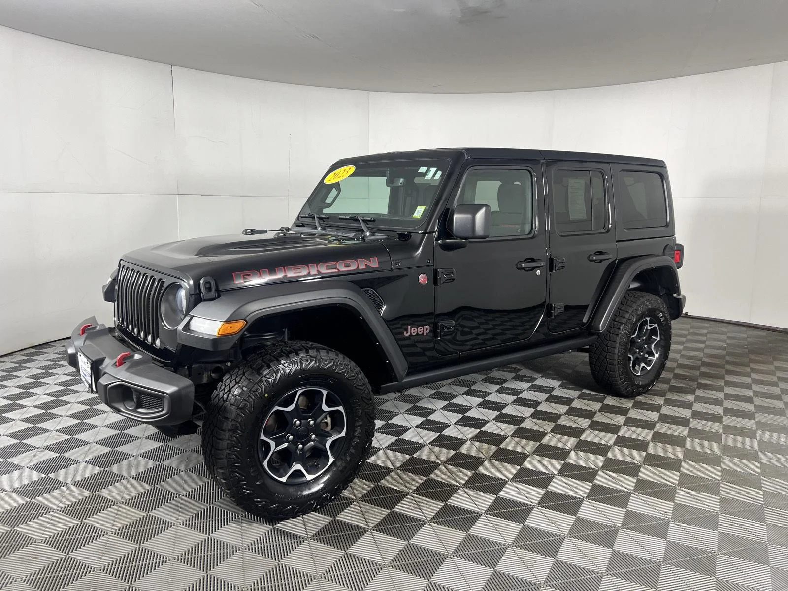 Used 2023 Black Clearcoat Jeep Rubicon image 3