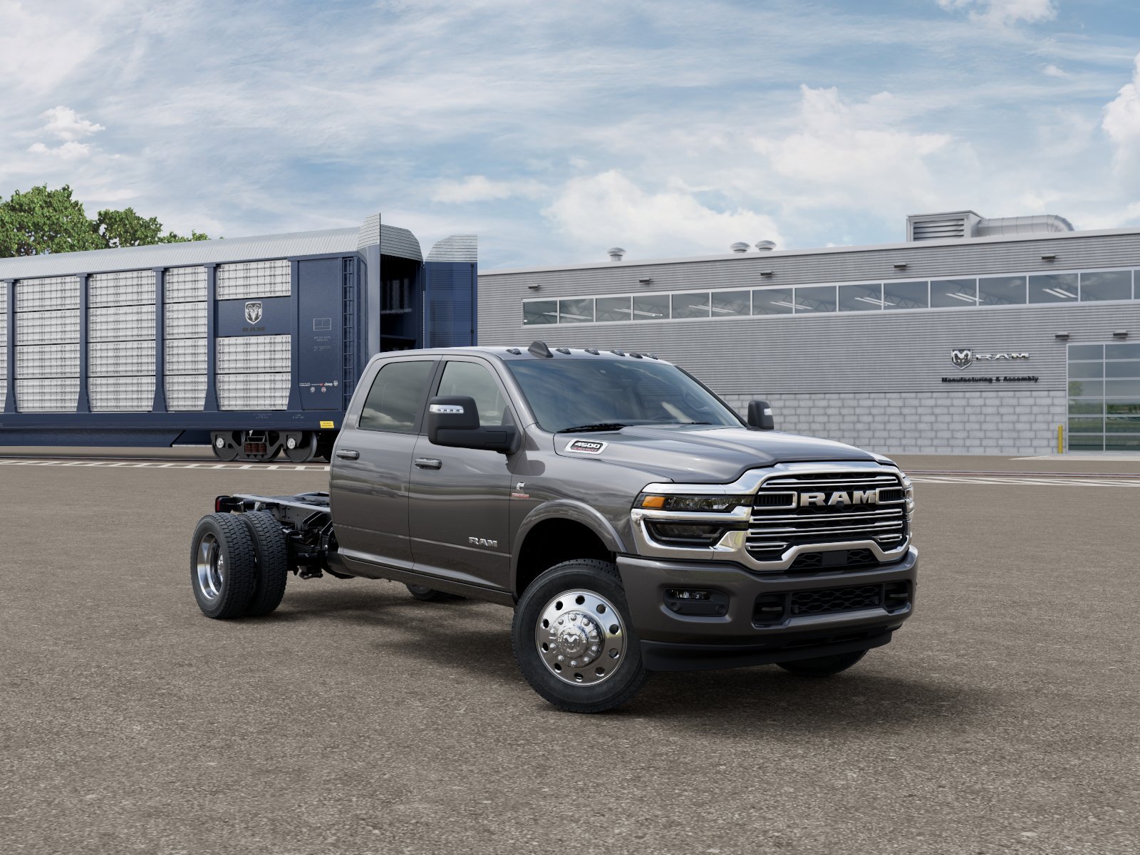 New 2027 Granite Crystal Metallic Clear-Coat Paint RAM Tradesman image 4