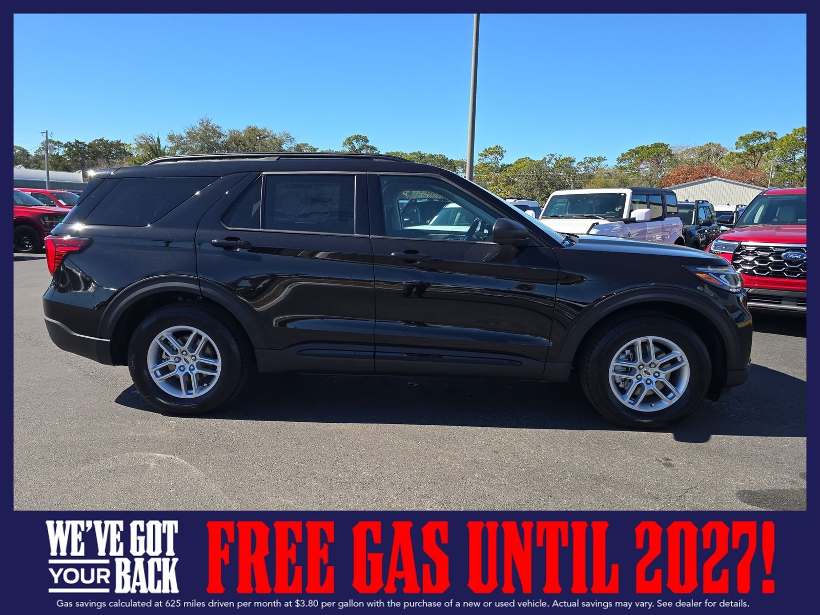 New 2026 Agate Black Metallic Ford Active image 3