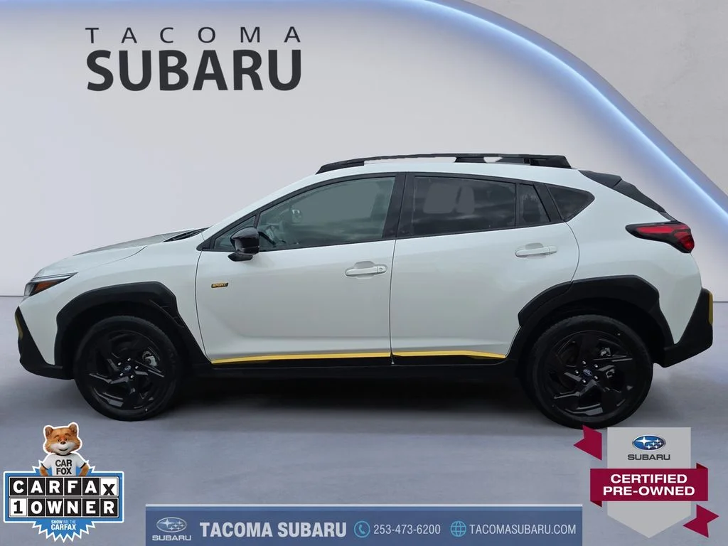 Certified Used 2025 White Subaru Sport image 2