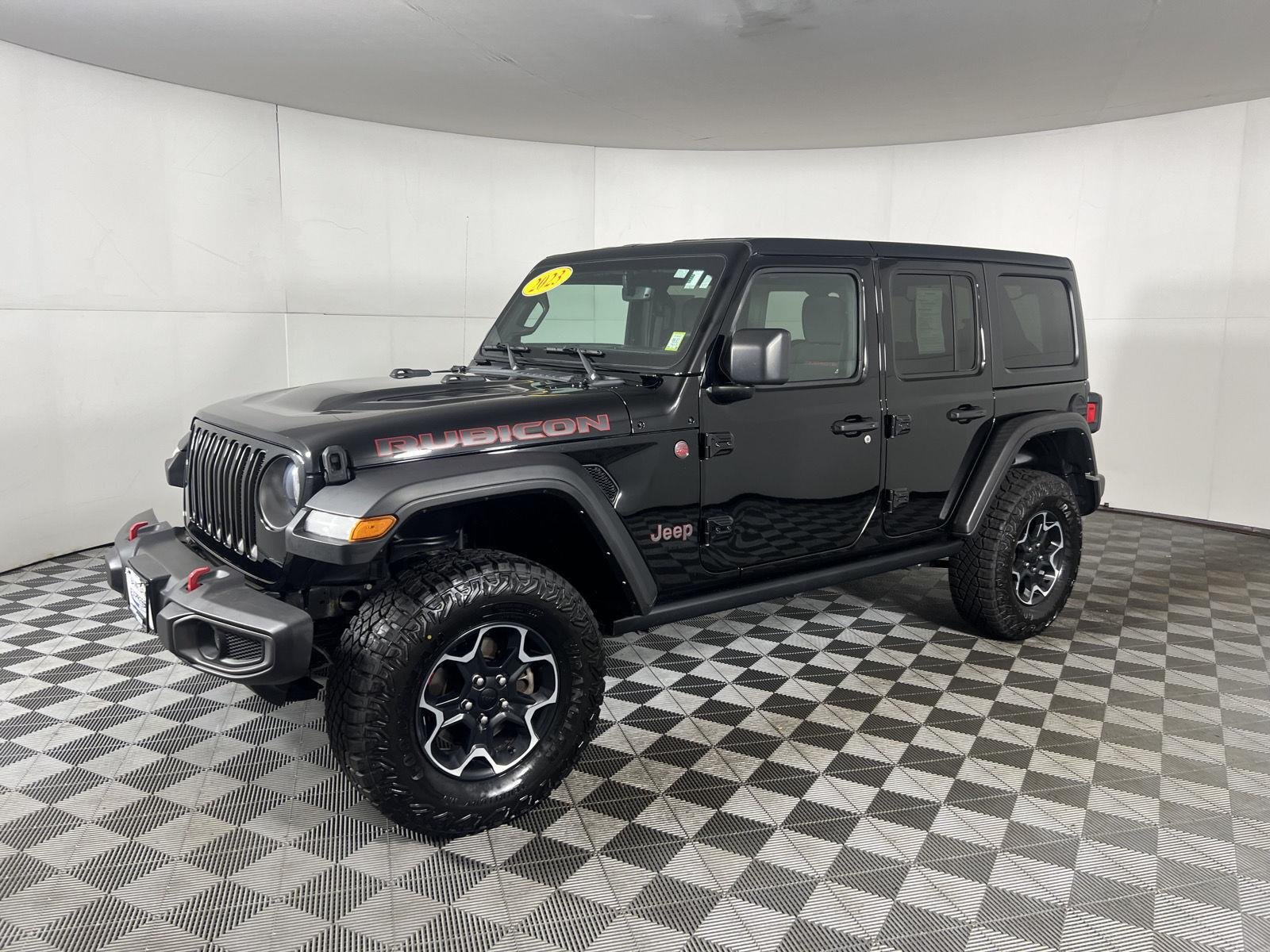 Used 2023 Black Clearcoat Jeep Rubicon image 3