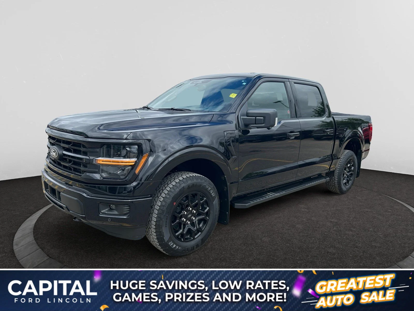 New 2026 Agate Black Metallic Ford XLT image 1