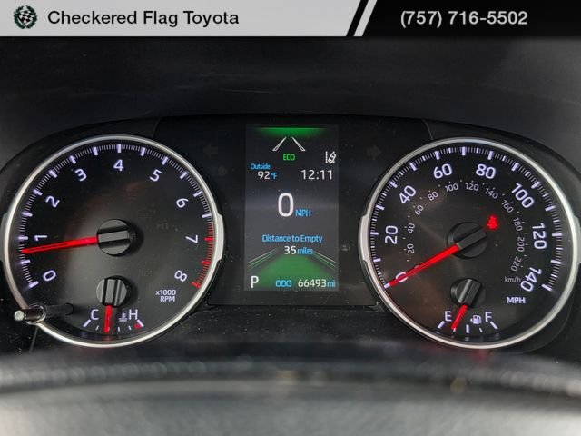 Used 2021 Magnetic Gray Metallic Toyota LE image 12