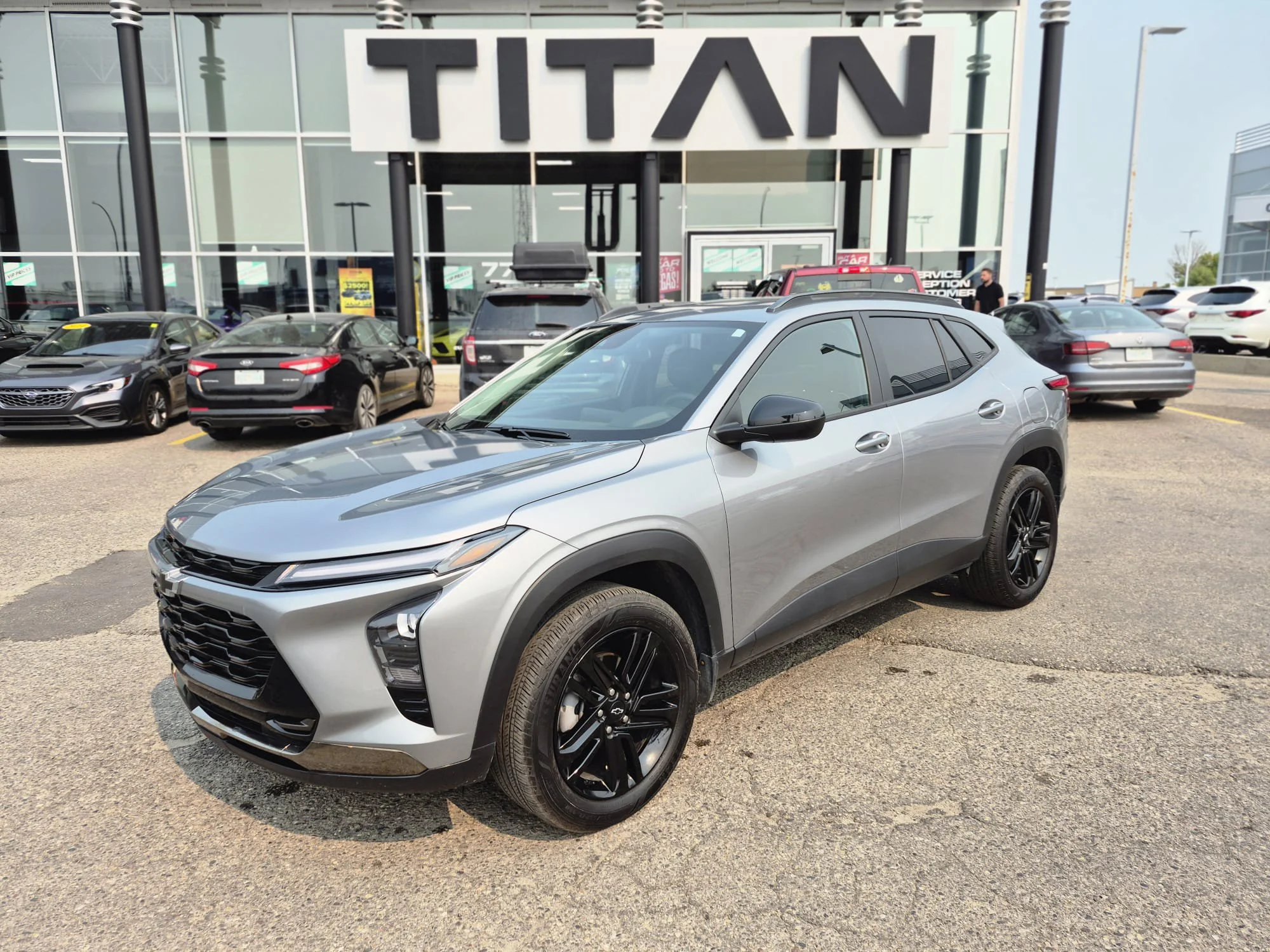 Certified Used 2024 Sterling Grey Metallic Chevrolet ACTIV*Htd Leather | Htd Wheel | Remote Start | Blind Spot Detection | CarPlay | Park Assist image 2