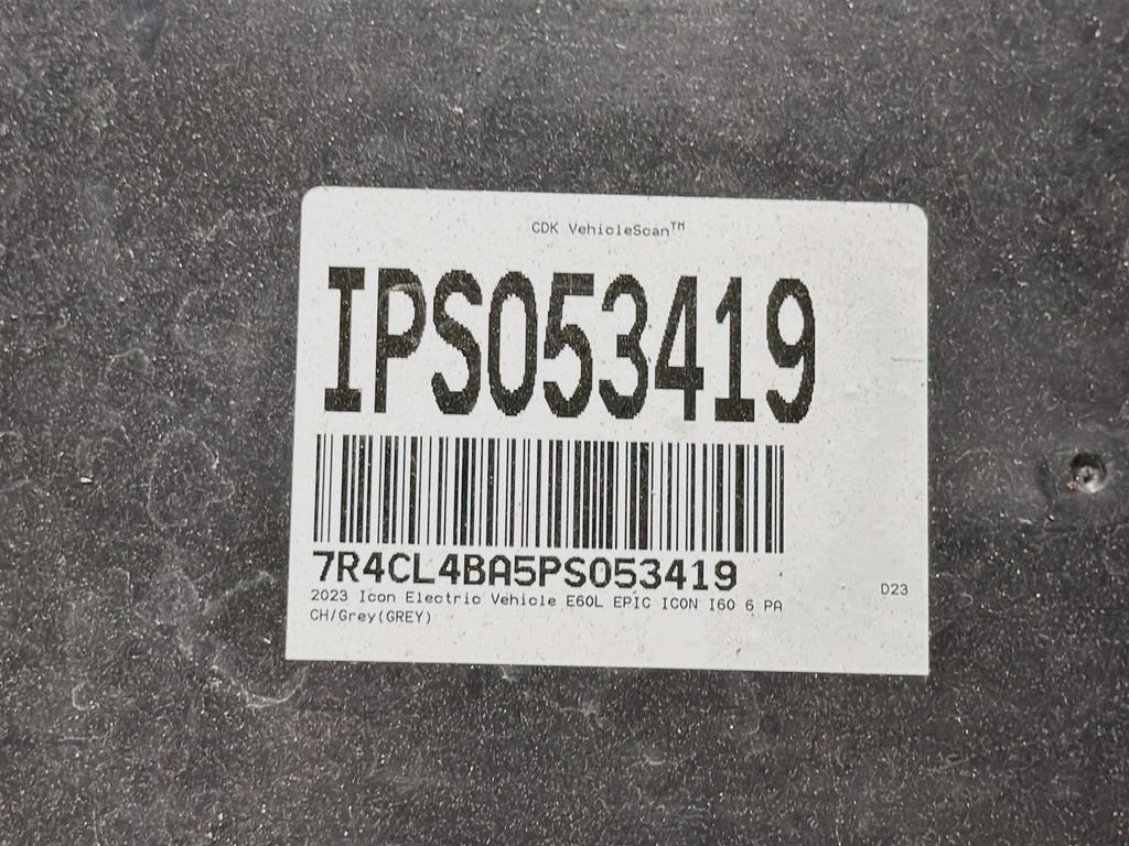 Used 2023 Black ICON EV image 25