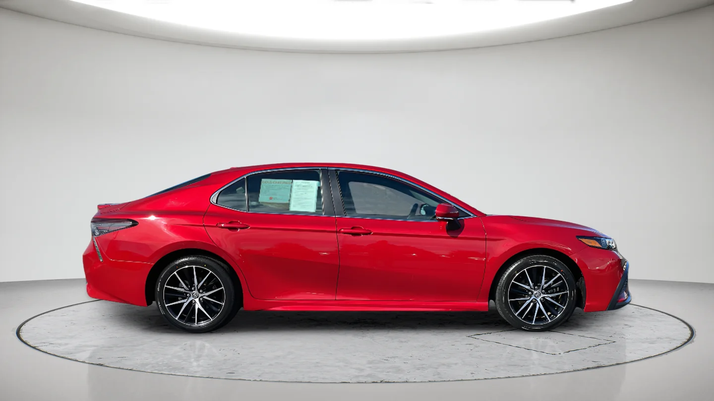 Certified Used 2023 Red Toyota SE image 4
