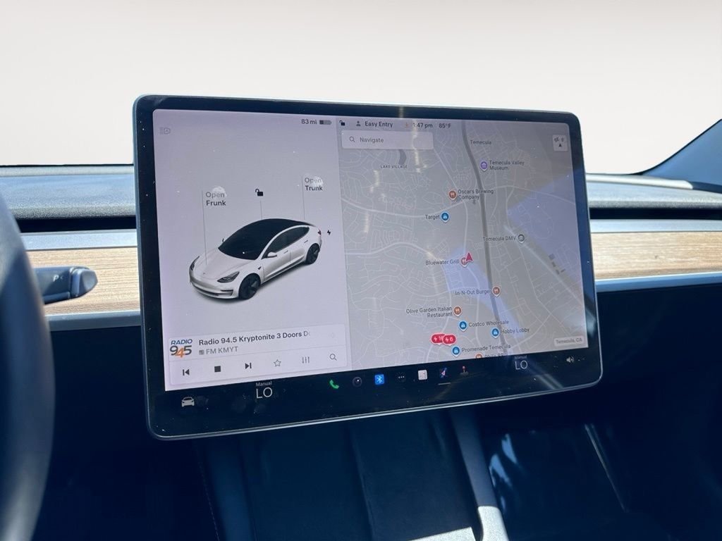 Used 2021 Pearl White Multi-Coat Tesla Standard Range Plus image 16