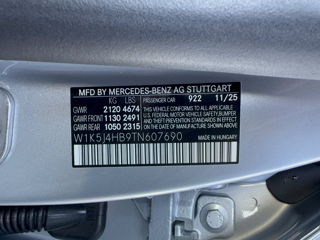 New 2026 Cirrus Silver Metallic Mercedes-Benz CLA 250 4MATIC® image 16