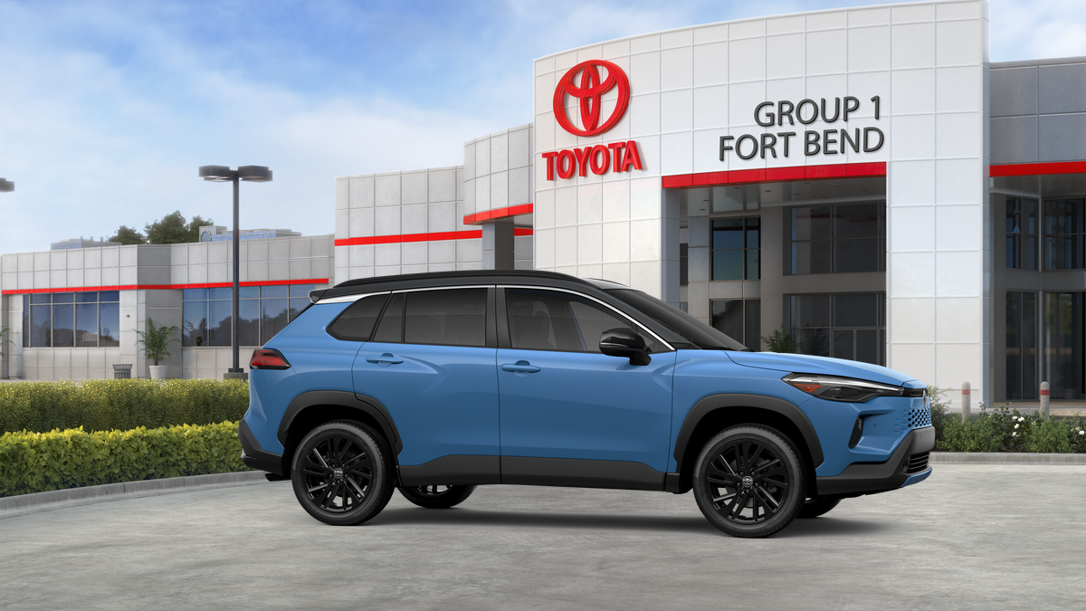 New 2026 Cavalry Blue with Jet Black roof Toyota Hybrid XSE image 13