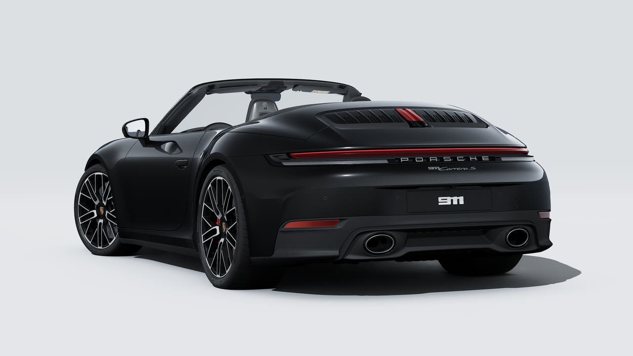 New 2026 Jet Black Metallic Porsche Carrera S image 3