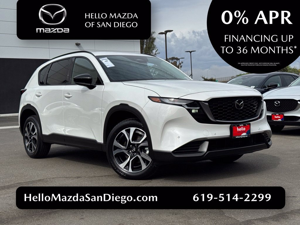 New 2026 Rhodium White Metallic Mazda 2.5 S Preferred AWD image 1
