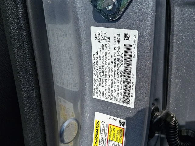 Used 2026 Solar Silver Metallic Honda EX-L image 26