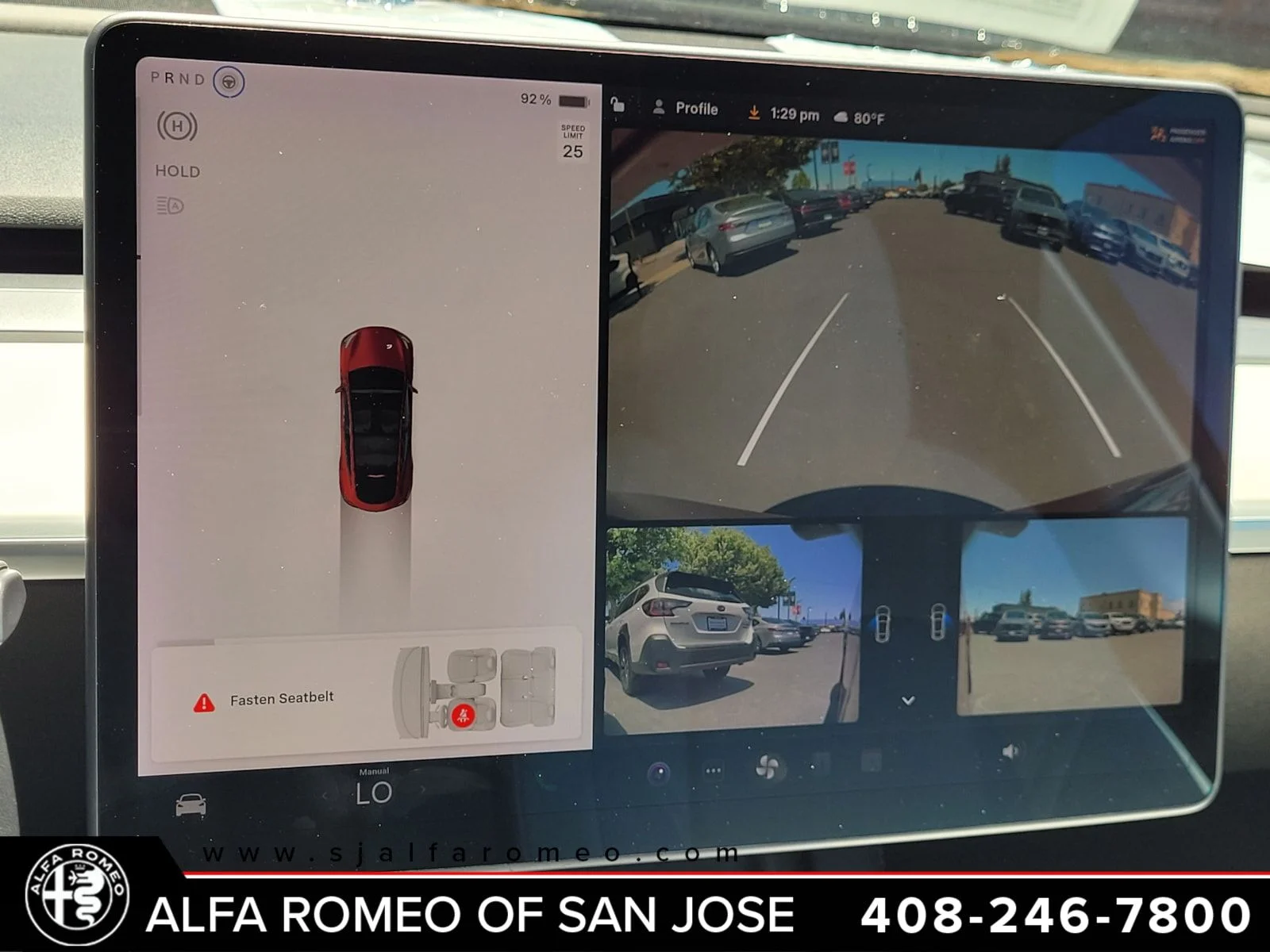 Used 2022 Red Tesla Performance image 10
