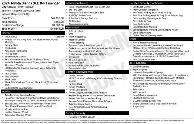 Certified Used 2024 Gray Toyota XLE image 36