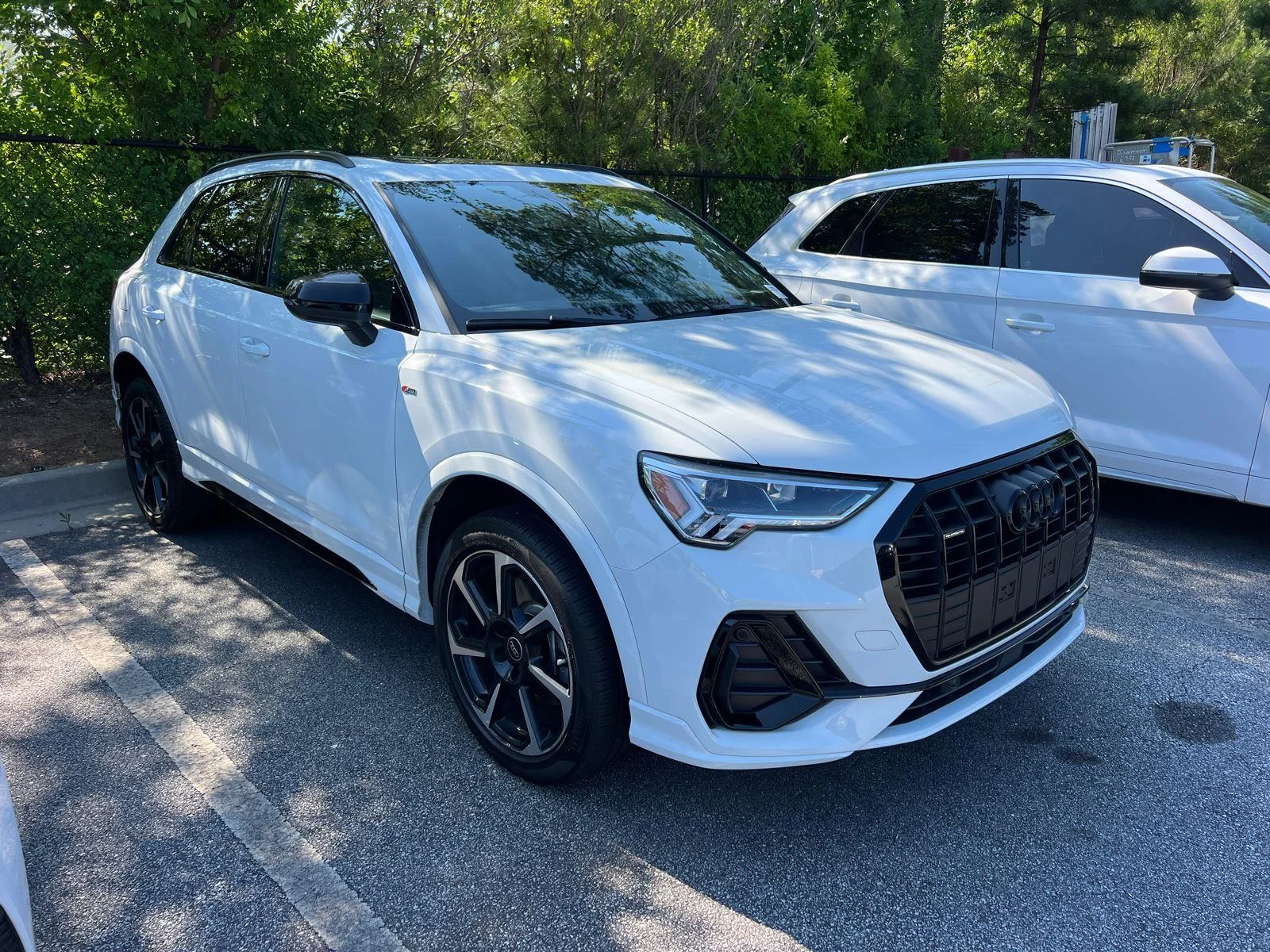 Used 2025 Glacier White Metallic Audi S line Premium Plus image 3