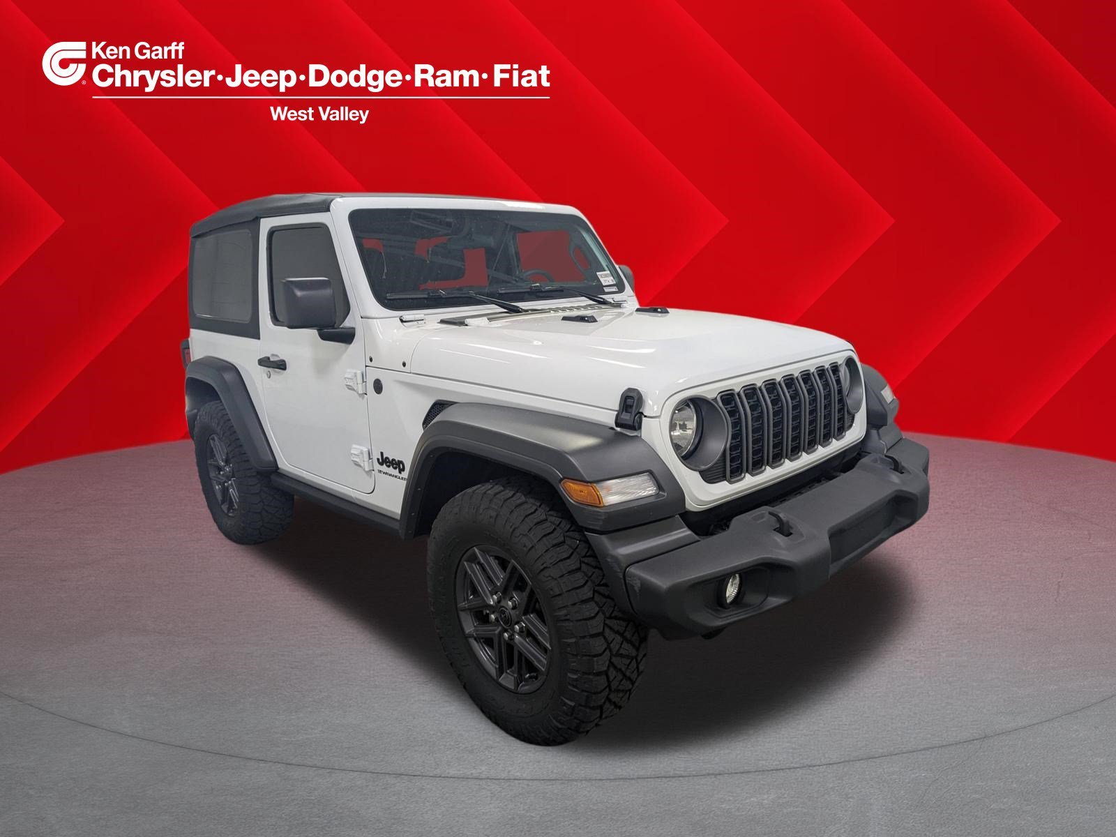 Used 2026 Bright White Clearcoat Jeep Sport image 1