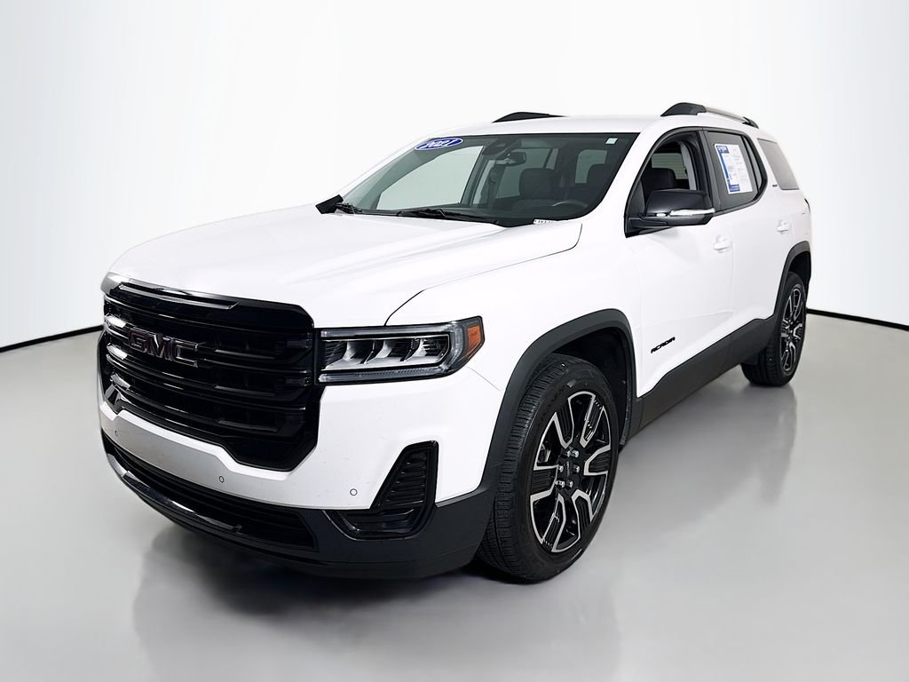 Used 2021 Summit White GMC SLE image 8