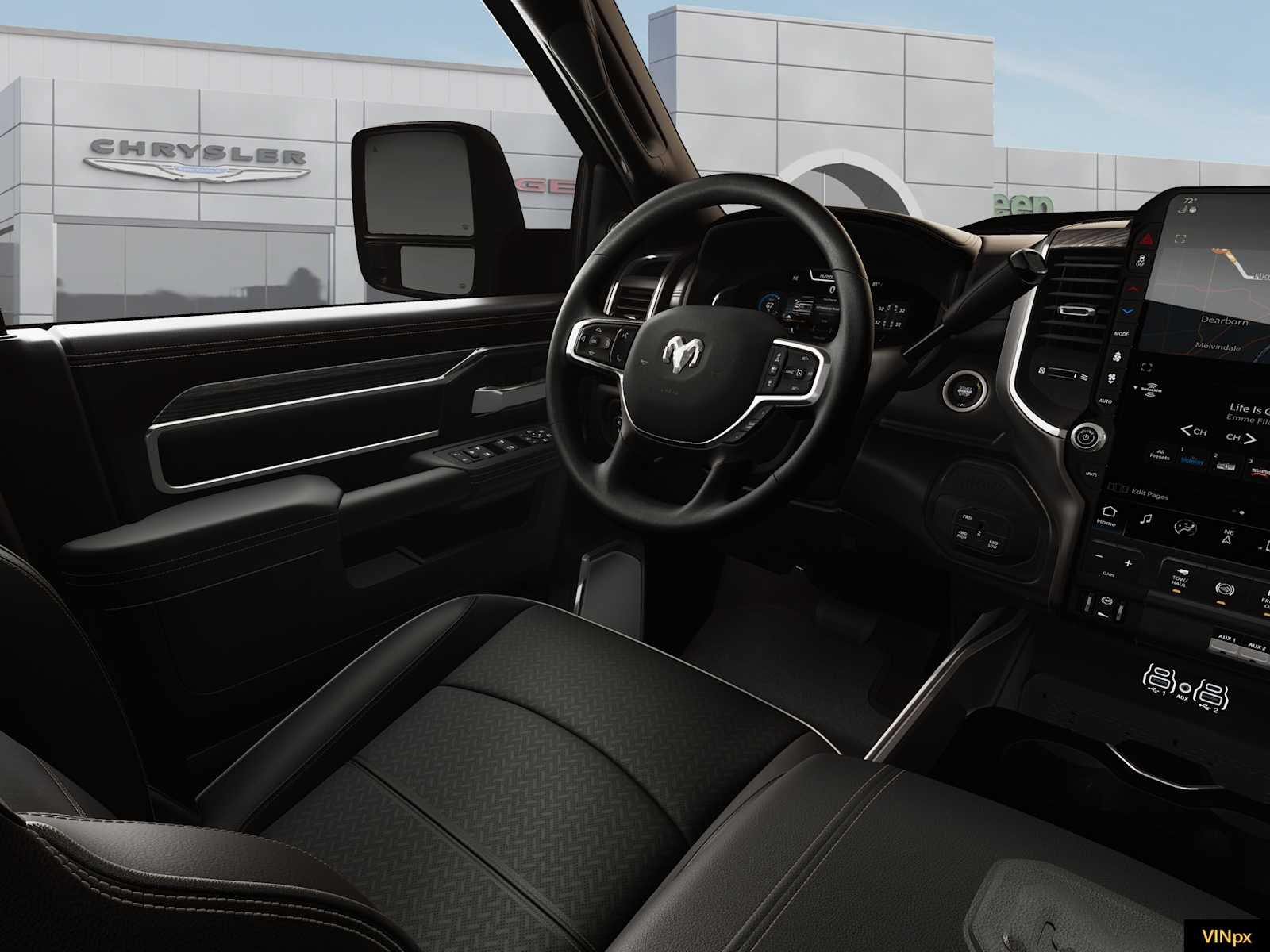 New 2026 Bright White Clear-Coat Exterior Paint RAM Laramie image 17