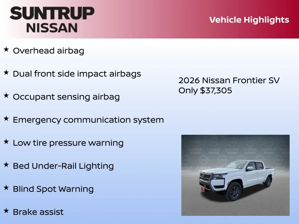 New 2026 Glacier White Nissan SV image 23