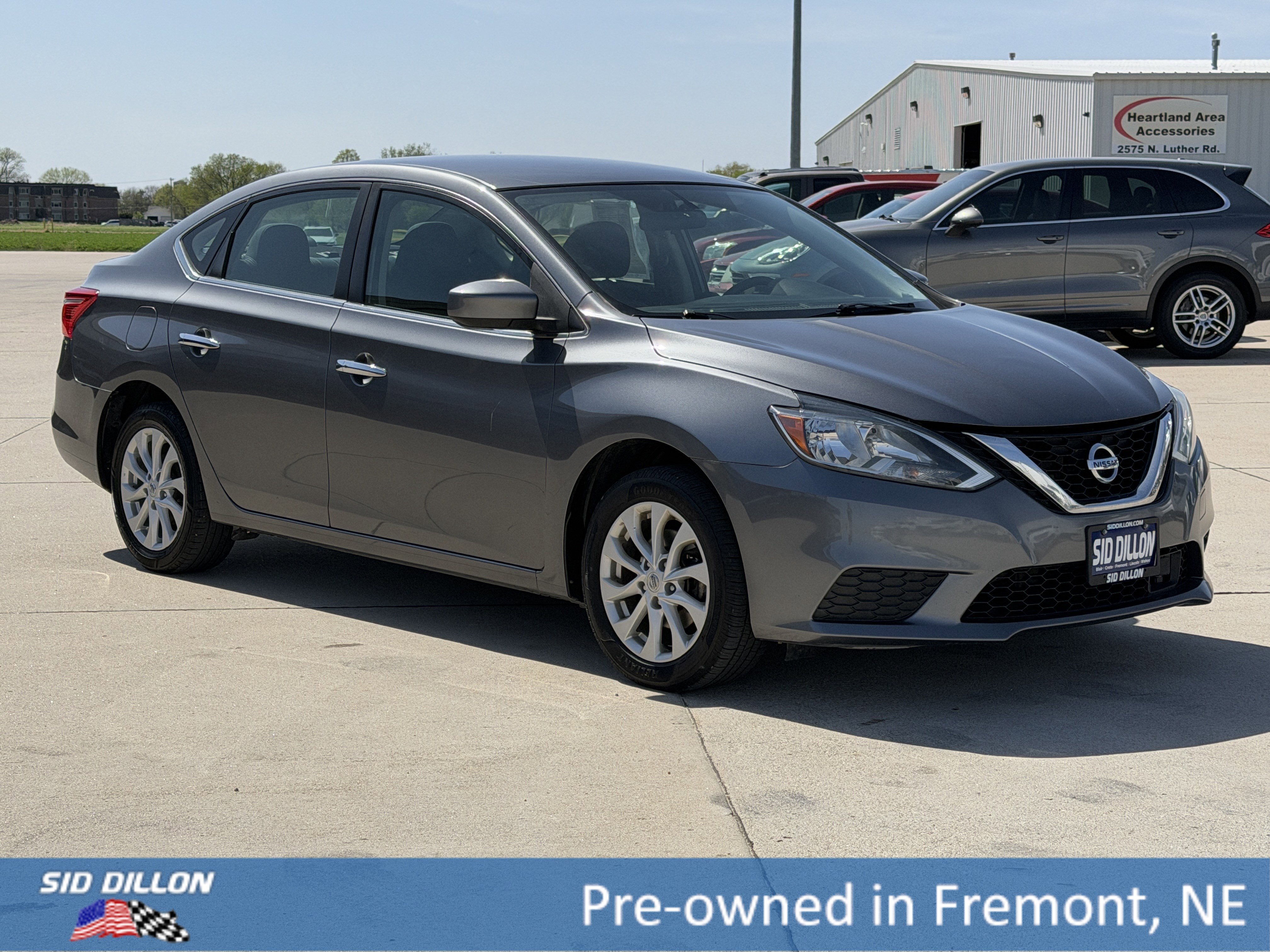 Used 2019 Nissan Sentra SV with VIN 3N1AB7AP8KY449036 for sale in Fremont, NE